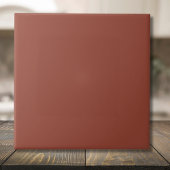 Kastanienbraun, Solid Color | Klassisches Elegant Fliese