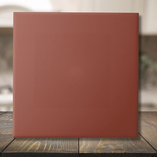 Kastanienbraun, Solid Color | Klassisches Elegant Fliese