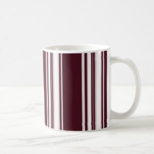 Kastanienbraun Stripes Tasse