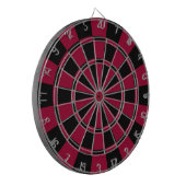 Kastanienbraun und Schwarzes Dartscheibe (Vorderseite Links)