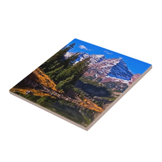 Kastanienbraune Bell Fliese (Seite)