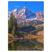 Kastanienbraune Bell Klemmbrett (Rückseite)