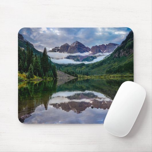 Kastanienbraune Bell Mousepad (Mit Mouse)