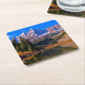 Kastanienbraune Bell Rechteckiger Pappuntersetzer (angewinkelt)