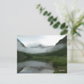 Kastanienbraune Bell-Reihe #2, Wolken-Reflexion Postkarte (Stehend Vorderseite)