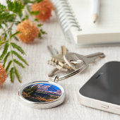 Kastanienbraune Bell Schlüsselanhänger (Seite)