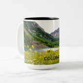 Kastanienbraune Bell Zweifarbige Tasse (Vorderseite Links)