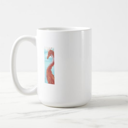 Kastanienbraune Drache-Tasse Kaffeetasse (Links)