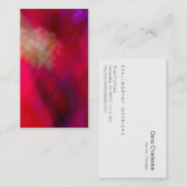 Kastanienbraune Nr. 7 Visitenkarte (Vorne/Hinten)