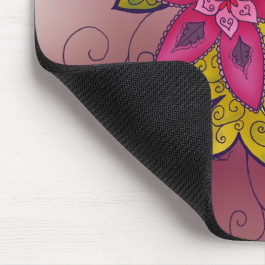 Kastanienbraune Tulpe Mousepad (Ecke)