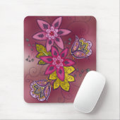 Kastanienbraune Tulpe Mousepad (Mit Mouse)
