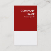 kastanienbrauner mutiger Entwurf Ihr eigener QR Visitenkarte (Rückseite)