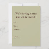 kastanienbrauner Pass Einladung (Rückseite)