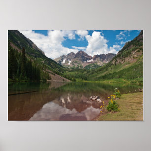 Kastanienbrauner See Poster