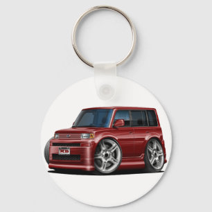 Kastanienbraunes Auto des Scions-XB Schlüsselanhänger