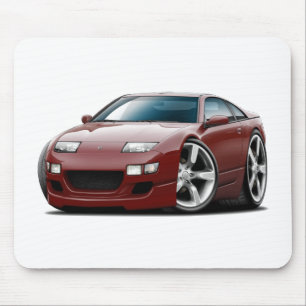 Kastanienbraunes Auto Nissans 300ZX Mousepad