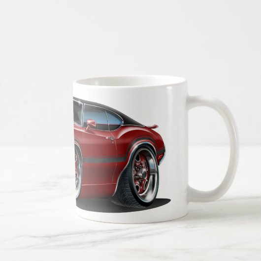 Kastanienbraunes Auto Olds Macheten-442 Kaffeetasse (Rechts)