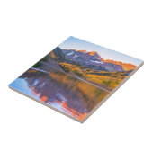 Kastanienbraunes Glühen Bell Alpen Fliese (Seite)