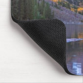 Kastanienbraunes Glühen Bell Alpen Mousepad (Ecke)