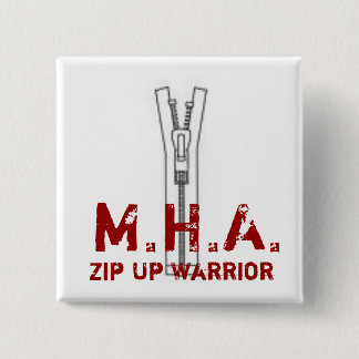 Kastanienbraunes Hoodie-Armee-Quadrat-Button Button