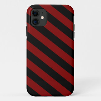 Kastanienbraunes u. schwarzes Streifen iPhone 5 Case-Mate iPhone Hülle