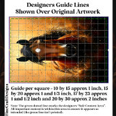 Kastanienbrown Horse, Gold & Black DF1R Decoupage Seidenpapier