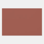 Kastanienfarbe Geschenkpapier Set (Vorderseite 3)