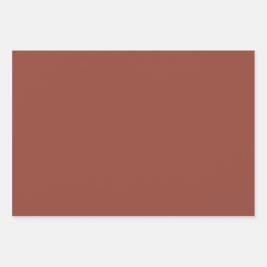 Kastanienfarbe Geschenkpapier Set (Vorderseite 3)