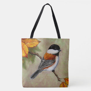 Kastaniengefiederter Chickadee Bird Tasche