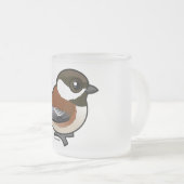 Kastaniengegarte Chickade Mattglastasse (VorderseiteRechts)