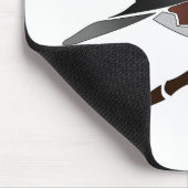 Kastaniengegarte Chickadee Bird Mousepad (Ecke)