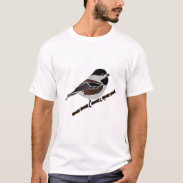 Kastaniengegarte Chickadee Bird T-Shirt