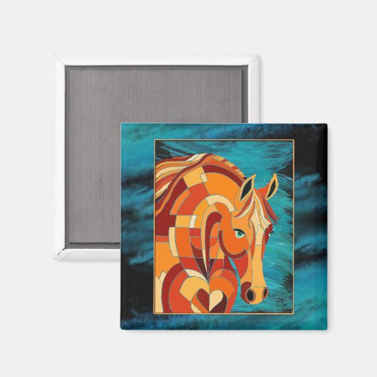 Kastanienmagnet Magnet (Vorderseite/Rückseite)