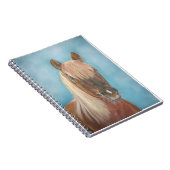 Kastanienmare mit Blondentaucher Notizblock (Rechte Seite)