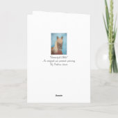 Kastanienmare mit Pferdepapa der Blonde Karte (Rückseite)