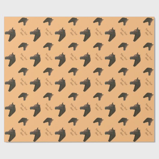 Kastanienmatte Geschenkpapier (Flach)