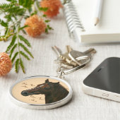 Kastanienmatte schlüsselanhänger (Seite)