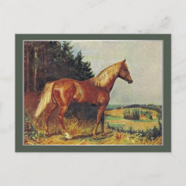 Kastanienpferd Postkarte