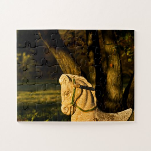 Kastanienpferd Puzzle (Horizontal)