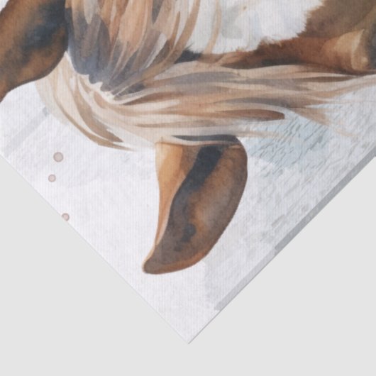 Kastanienpferd Seidenpapier (Detail)