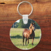 Kastanienpferd Stehender Schlüsselanhänger (Vorderseite)
