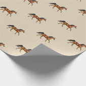 Kastanienpferde Geschenkpapier (Ecke)