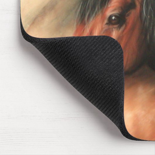 Kastanienpferde Mousepad (Ecke)