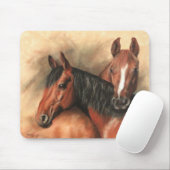 Kastanienpferde Mousepad (Mit Mouse)