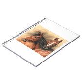 Kastanienpferde Notizblock (Linke Seite)