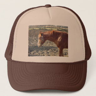 Kastanienroh-Liebe Truckerkappe