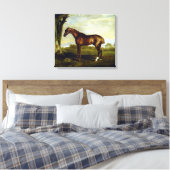 Kastanienrutsche in einer Landschaft (George Stubb Leinwanddruck (Insitu (Schlafzimmer))