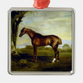 Kastanienrutsche in einer Landschaft (George Stubb Ornament Aus Metall (Vorne)