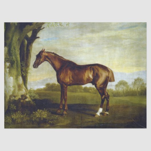 Kastanienrutsche in einer Landschaft (George Stubb Seidenpapier (Vorderseite)