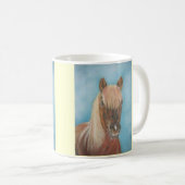 Kastanienstute mit Pferdekastanienpferd Kaffeetasse (VorderseiteRechts)